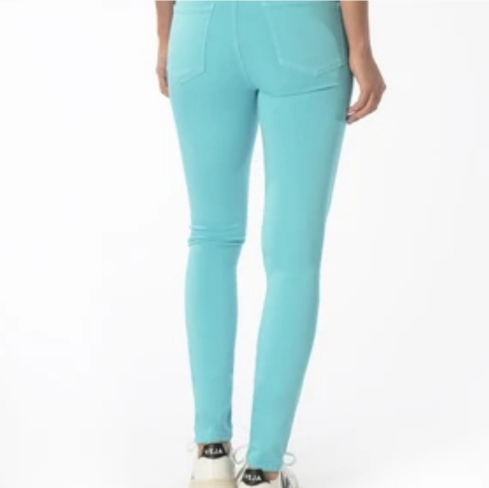 Kut from the Kloth Ankle skinny aqua blue jeans size 4 - Picture 3 of 8